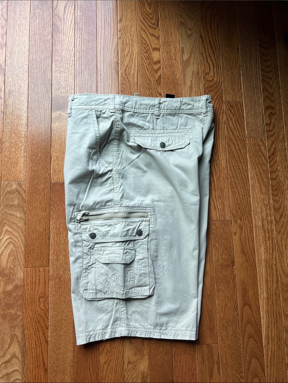 Buffalo David Bitton Men's Sage Green Cargo Shorts New Without Tag